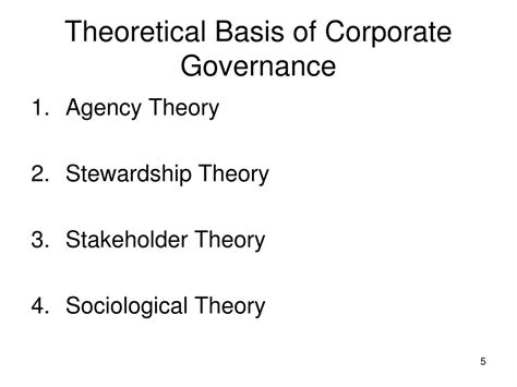 PPT - The Theory & Practice of Corporate Governance PowerPoint Presentation - ID:2219449