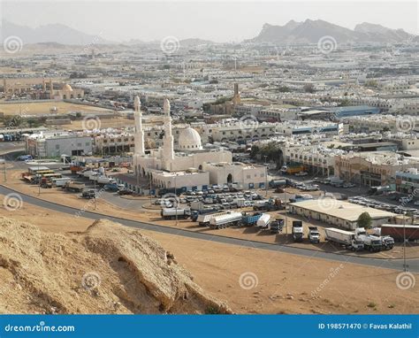 Hill Top View of the Al Ain City. Stock Photo - Image of central, mountain: 198571470