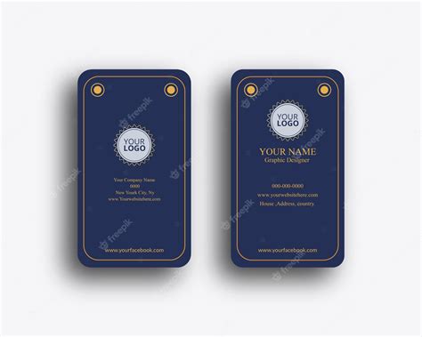 Premium Vector | Minimalist business card design template