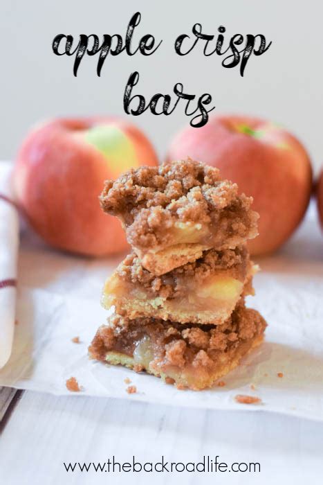 The Backroad Life: Apple Crisp Bars