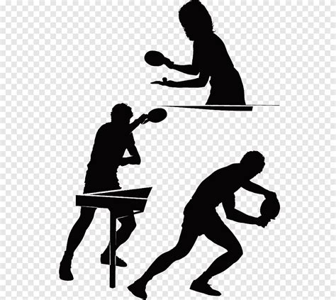 Play Table Tennis Silhouette Table tennis racket, Table tennis, sport, sports png | PNGEgg