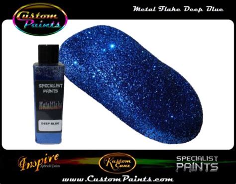 Metal Flake - DEEP BLUE - Premium Quality, Auto Grade, Custom Paint ...