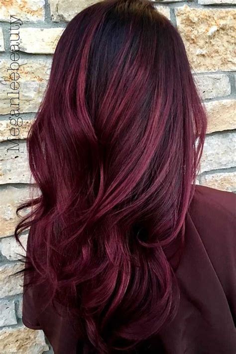 Pin by CYST TMBLR on Hair | Dark ombre hair, Aubergine hair color, Bold hair color