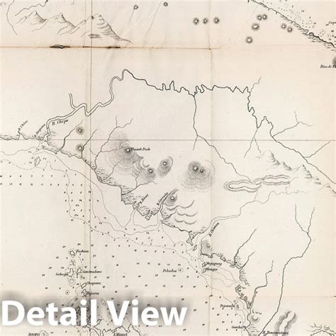 Historic Map : Survey Book, No.XIII. Isthmus of Darien from 77(degrees ...