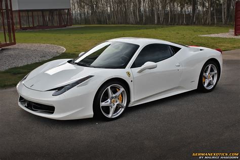 Top Cars Zone: Ferrari 458 Italia White Pictures and Wallpapers