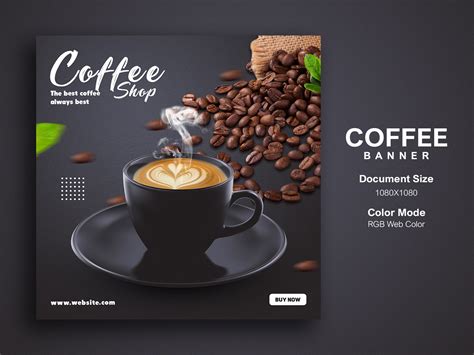Coffee Banner Design Templates by Al Imran on Dribbble
