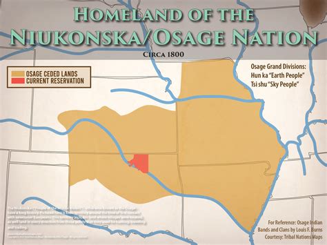 Osage Nation Map - TRIBAL NATIONS MAPS