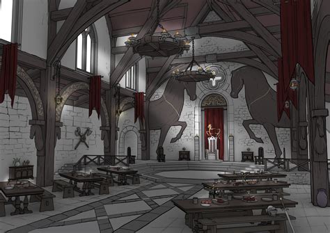 ArtStation - Medieval throne room