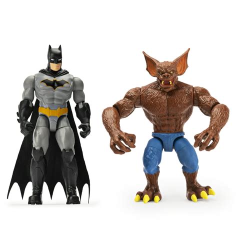 BATMAN, 4-Inch BATMAN and MAN-BAT Action Figures with 6 Mystery Accessories - Walmart.com ...