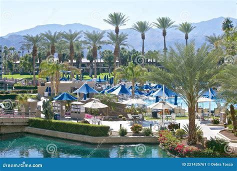 JW Marriott Desert Springs California Pool Stock Image - Image of ...