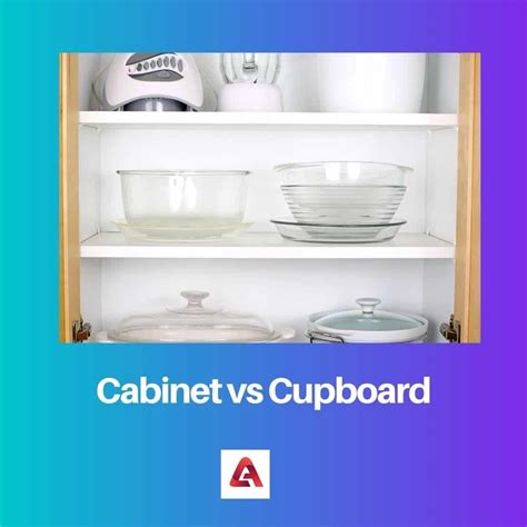 Cabinet vs Cupboard: Difference and Comparison