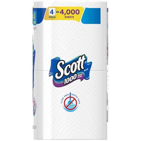 Scott 1000 Toilet Paper Bath Tissue (4 ct) from Food Lion - Instacart