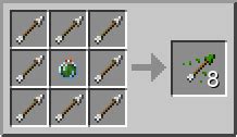 Arrow of Poison | How to craft arrow of poison in Minecraft | Minecraft ...