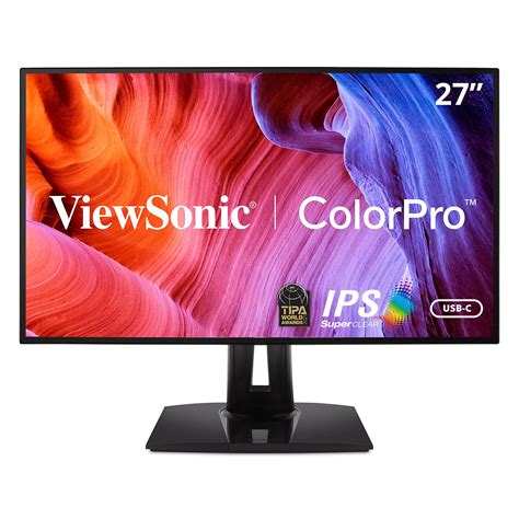 Buy ViewSonic VP2768a ColorPro 27 Inch 1440p IPS Monitor with 100% sRGB, Rec 709, USB C (90W ...