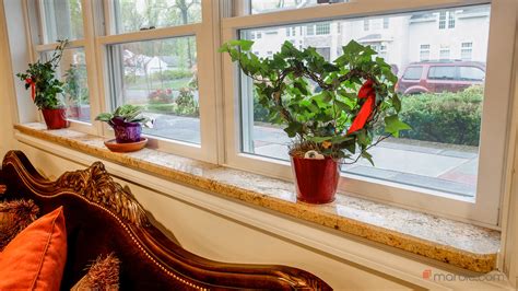 Granite Window Sill In Kitchen