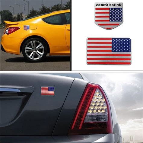 2020 US American Flag 3D Car Sticker Auto Decor Decal Badge Emblem Car Styling Sticker For Jeep ...