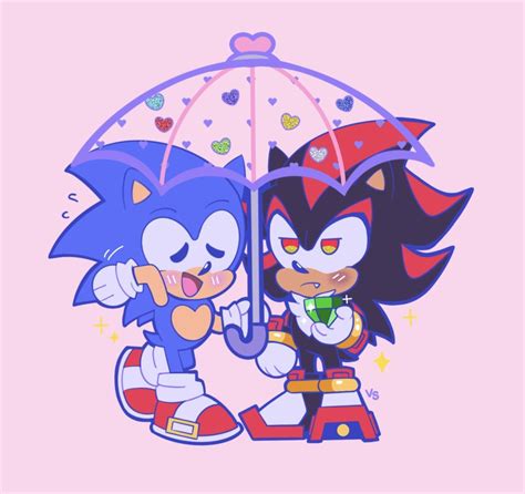 💙Looking for cute sonadow? You found it | Sonic and shadow, Sonic fan art, Shadow the hedgehog