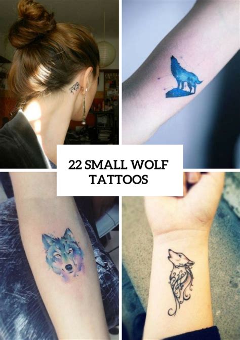 Small Wolf Tattoos For Women - New Tattoo Zone