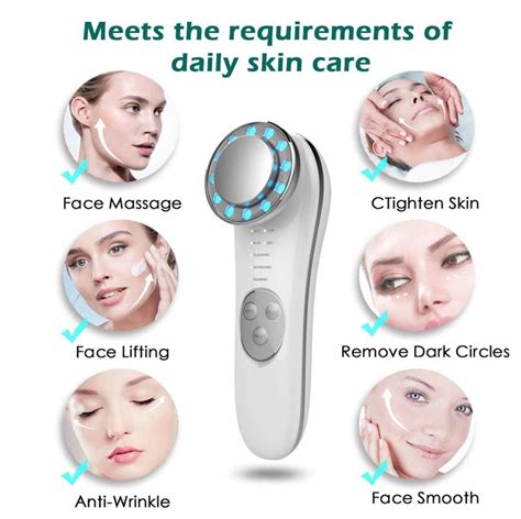 7-in-1 Facial Massager & Skin Care Tools for Face Lifting & Tightening ...