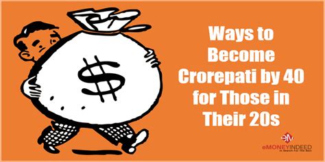 Ways to Become Crorepati by 40 for Those in Their 20s - eMoneyIndeed