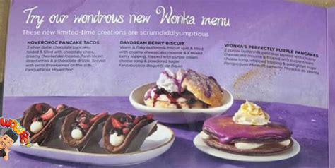 New IHOP Wonka Menu Launching This Month (Includes Purple Pancakes ...