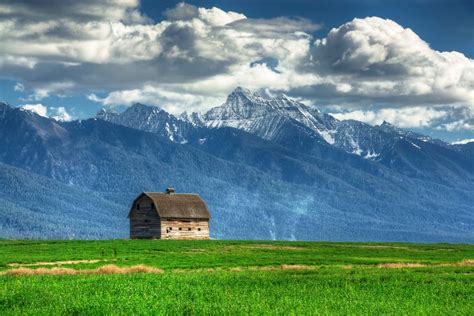 Ronan Barn Mission Mountains Ronan, Montana ©Mark Mesenko | Montana homes, Montana, Mission valley