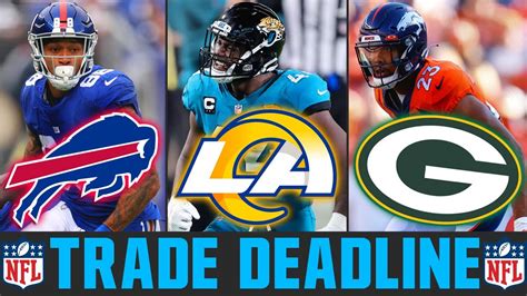 NFL TRADES That We Would LOVE To See By The 2021 Trade Deadline | NFL ...