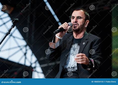 Ringo Starr during the Concert Editorial Image - Image of fame ...