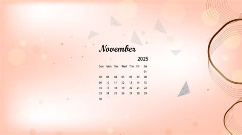 November 2025 Desktop Wallpaper Calendar - CalendarLabs