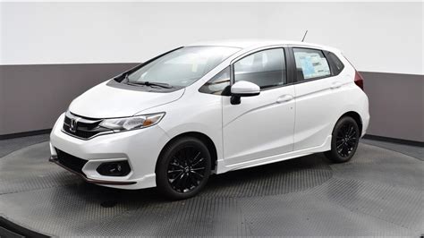 2019 Platinum White Pearl Honda Fit 4D Hatchback #4170 - YouTube