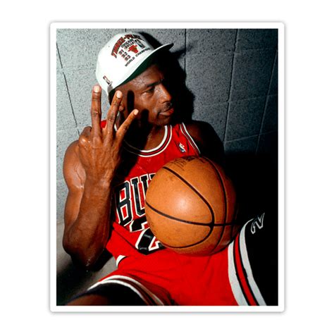 Sticker Michael Jordan 3th NBA Ring | MuralDecal.com