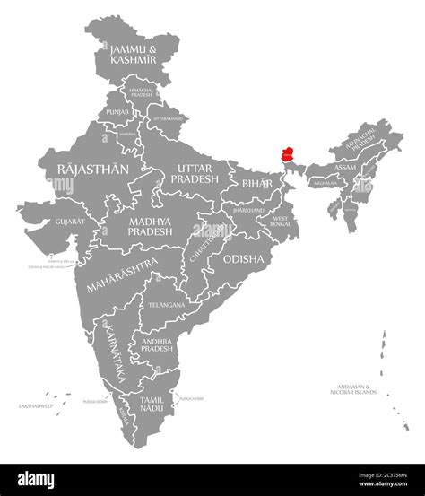 Map Of Sikkim In India - Sella Daniella