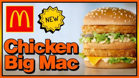 McDonald's Chicken Big Mac Review - YouTube