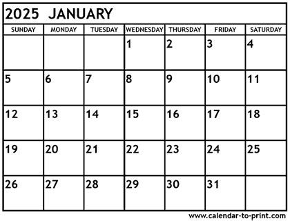 2025 calendars - Free printable 2025 monthly calendars.