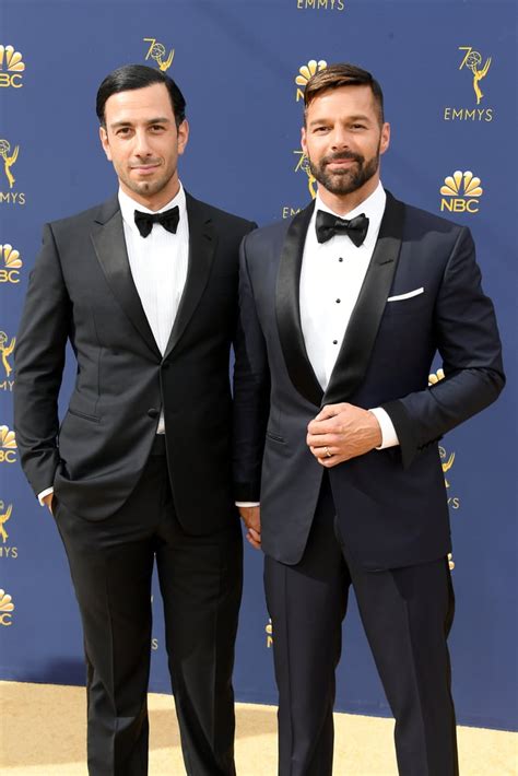 Jwan Yosef and Ricky Martin | Celebrity Couples at the 2018 Emmys ...