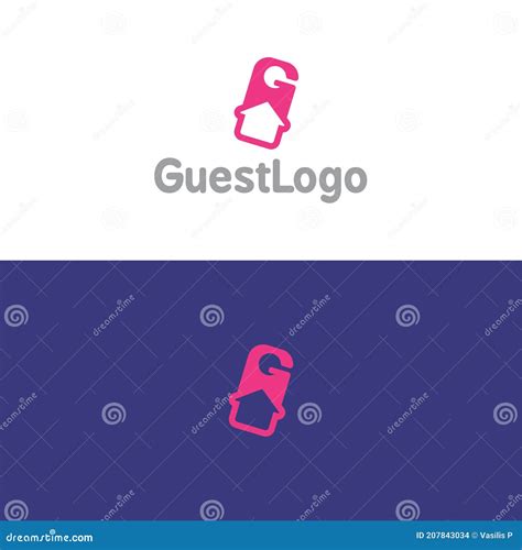 Guest Logo. Vector Illustration. Stock Vector - Illustration of ...