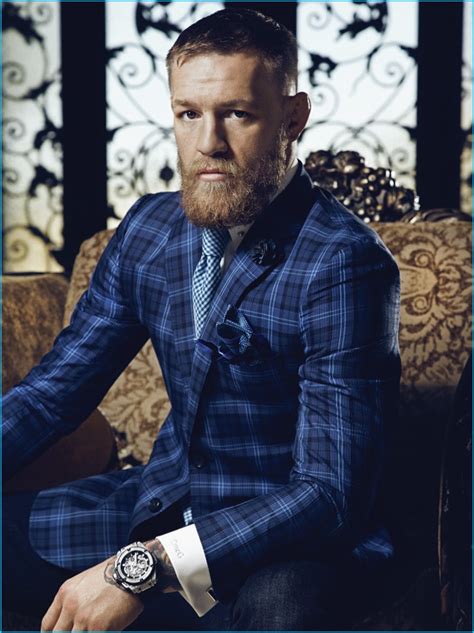 Conor McGregor Poses for Haute Time, Talks Luxury Suits & Watches