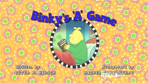 Binky's 'A' Game | Arthur Wiki | FANDOM powered by Wikia