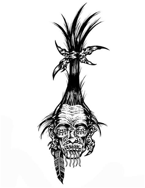 Nightmare Llew Mejia | Shrunken head tattoo, Shrunken head, Head tattoos