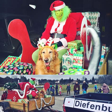 The Grinch and Max had a wonderful time on our Diefenbunker float ...