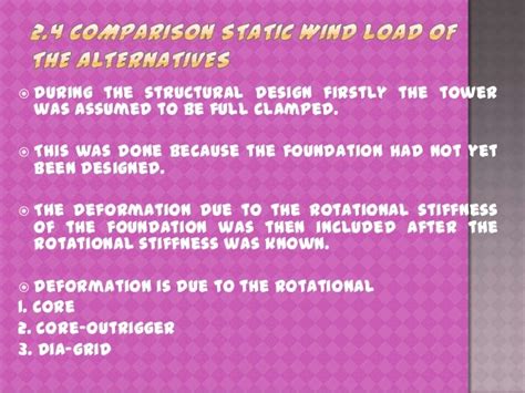 Wind effect on high rise buildings