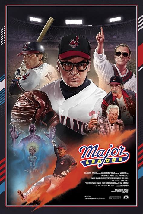 Major League (1989) [850 x 1275] | Baseball movies, Good movies, Major ...