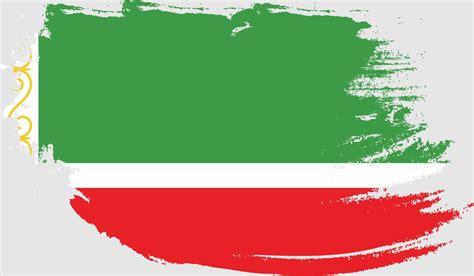 chechen republic flag with grunge texture 9169638 Vector Art at Vecteezy