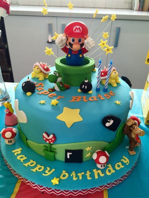 Super Mario Cake Más Pastel Nintendo, Nintendo Cake, Diy Nintendo ...