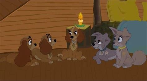 Scamp, Angel, Annette, Danielle y Collette | Disney fan art, Disney art ...