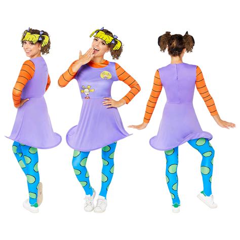 Rugrats Angelica Costume - Size 8-10 - 1 PC : Amscan International