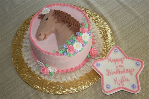 Pink Horse Cake - CakeCentral.com