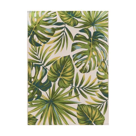 Better Homes & Gardens Palm Leaf Woven Outdoor Rug , 5 x 7 - Walmart.com - Walmart.com