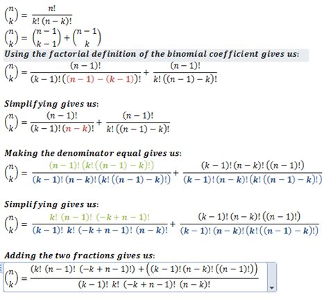 Showing two definitions of a binomial coefficient are the same ...