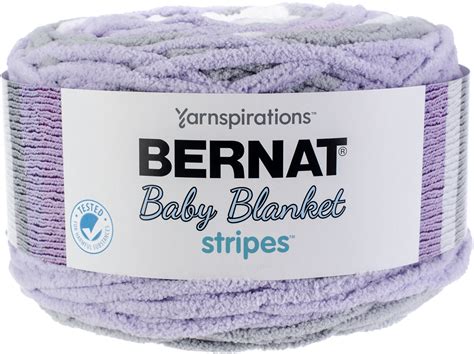 Bernat Baby Blanket Stripes Yarn-Violets | Michaels